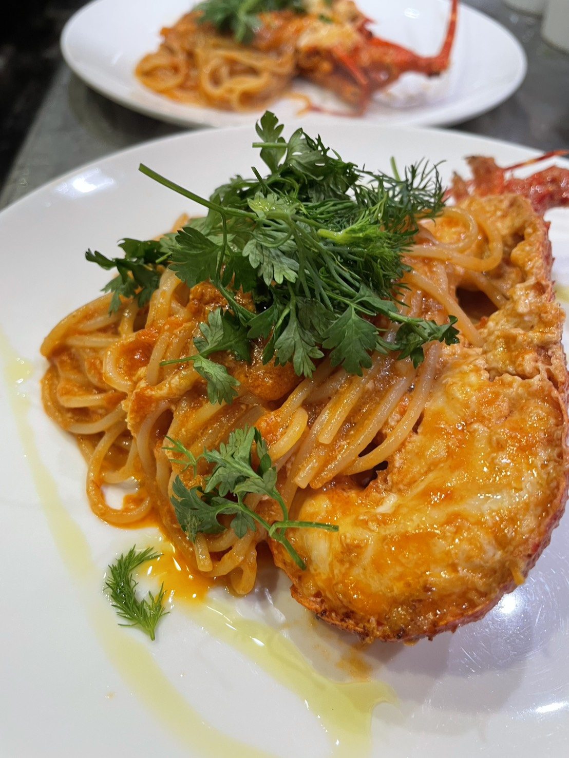 魚介のパスタ